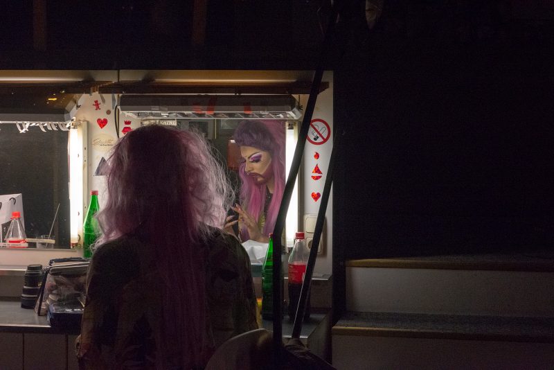 Backstage at Pink Inc., Dancers and drag queens, January Hamburg 2019, Dirk Heurich