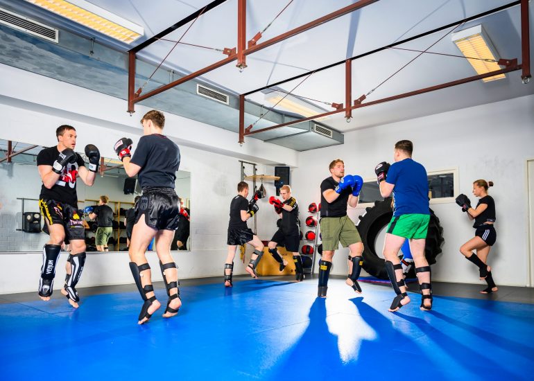 Muay Thai Boxtraining im Thaiholics Gym, Hamburg