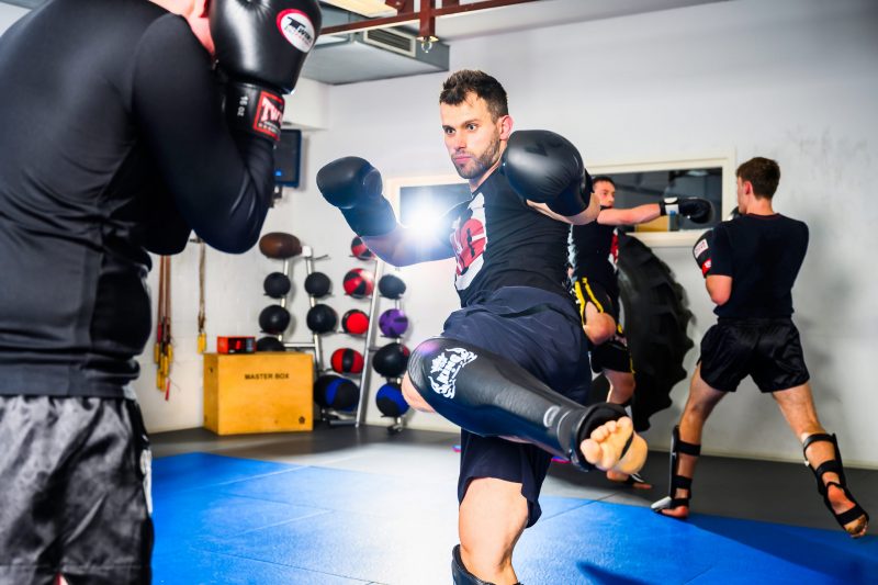 Muay Thai Boxtraining im Thaiholics Gym, Hamburg