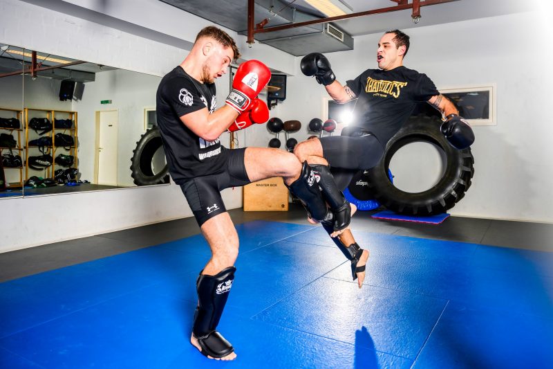 Muay Thai Boxtraining im Thaiholics Gym, Hamburg