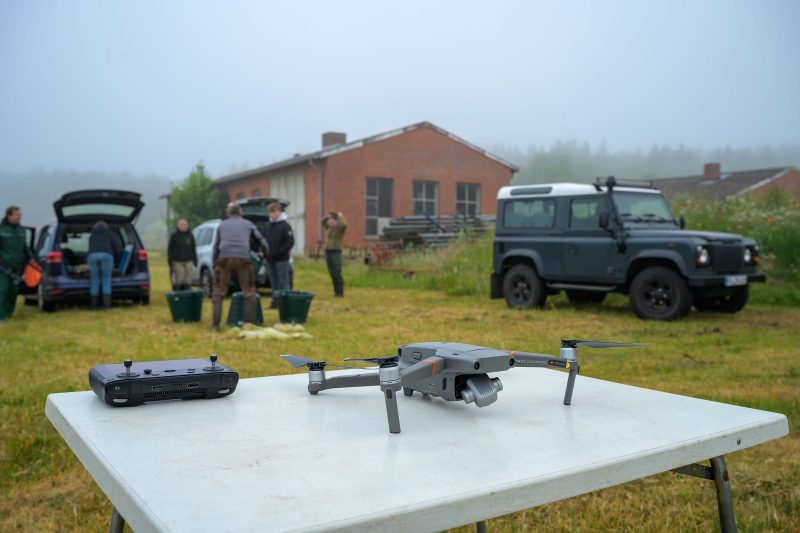 Rehkitzrettung Tarbek, © Dirk Heurich, dirksn.com