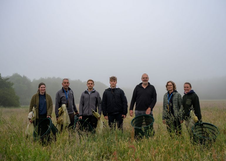 Rehkitzrettung Tarbek, © Dirk Heurich, dirksn.com