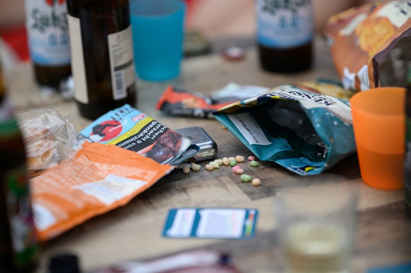 Kayaking pink plush toy on calm lake Copyright Dirk Heurich dirksn.com